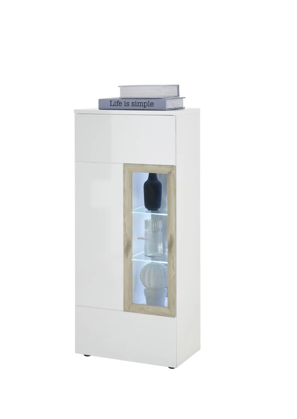 Meuble vitrine avec éclairage BRÜNN