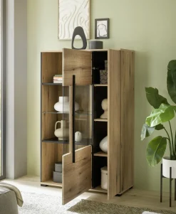Meuble vitrine combiné CANTARA