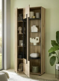 Meuble vitrine combiné CANTARA