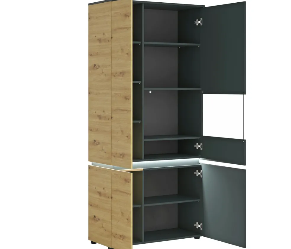 Meuble vitrine droit LUCI