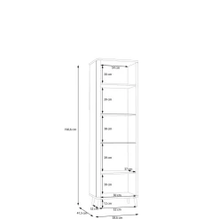 Meuble vitrine KOHILA