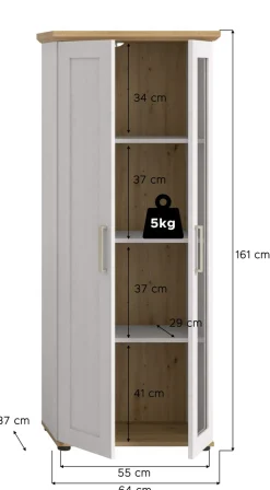 Meuble vitrine VERONA