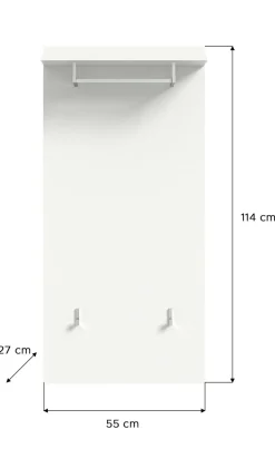 Panneau mural portemanteau WOLDIYA