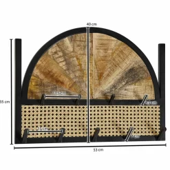 Portemanteau mural LAMBAYEQUE
