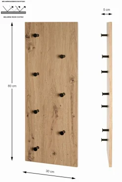 Portemanteau mural PARMA 3