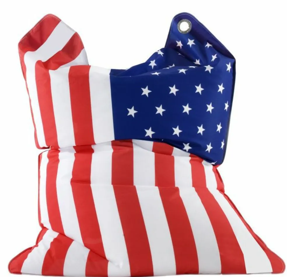 Pouf FASHION BULL STARS & STRIPES