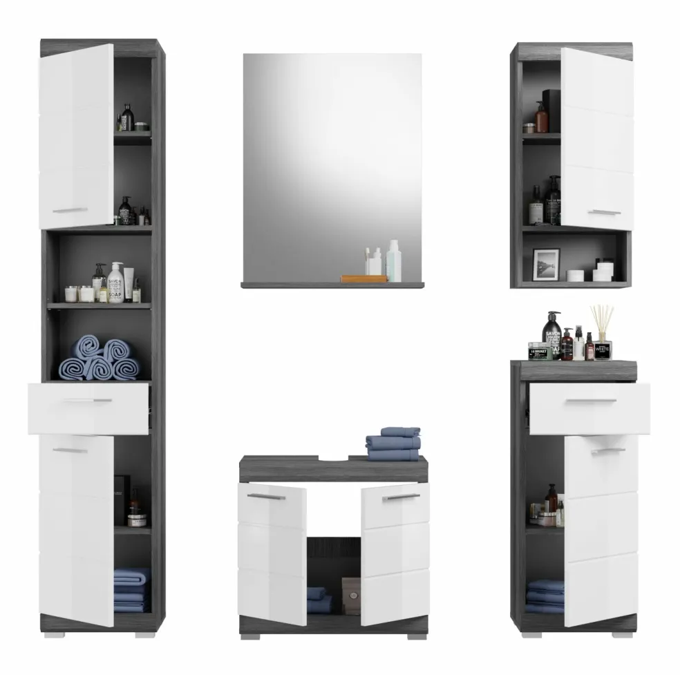 Salle de bains combinée 5 éléments SEWULA