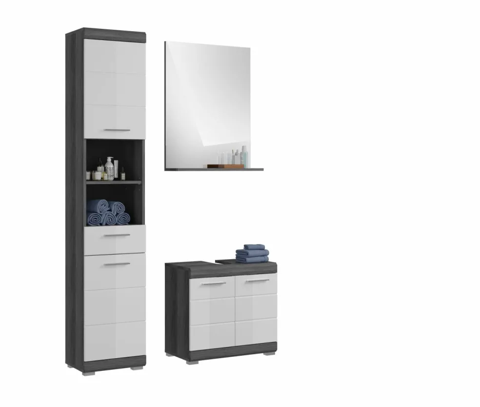 Salle de bains combinée 3 éléments SEWULA