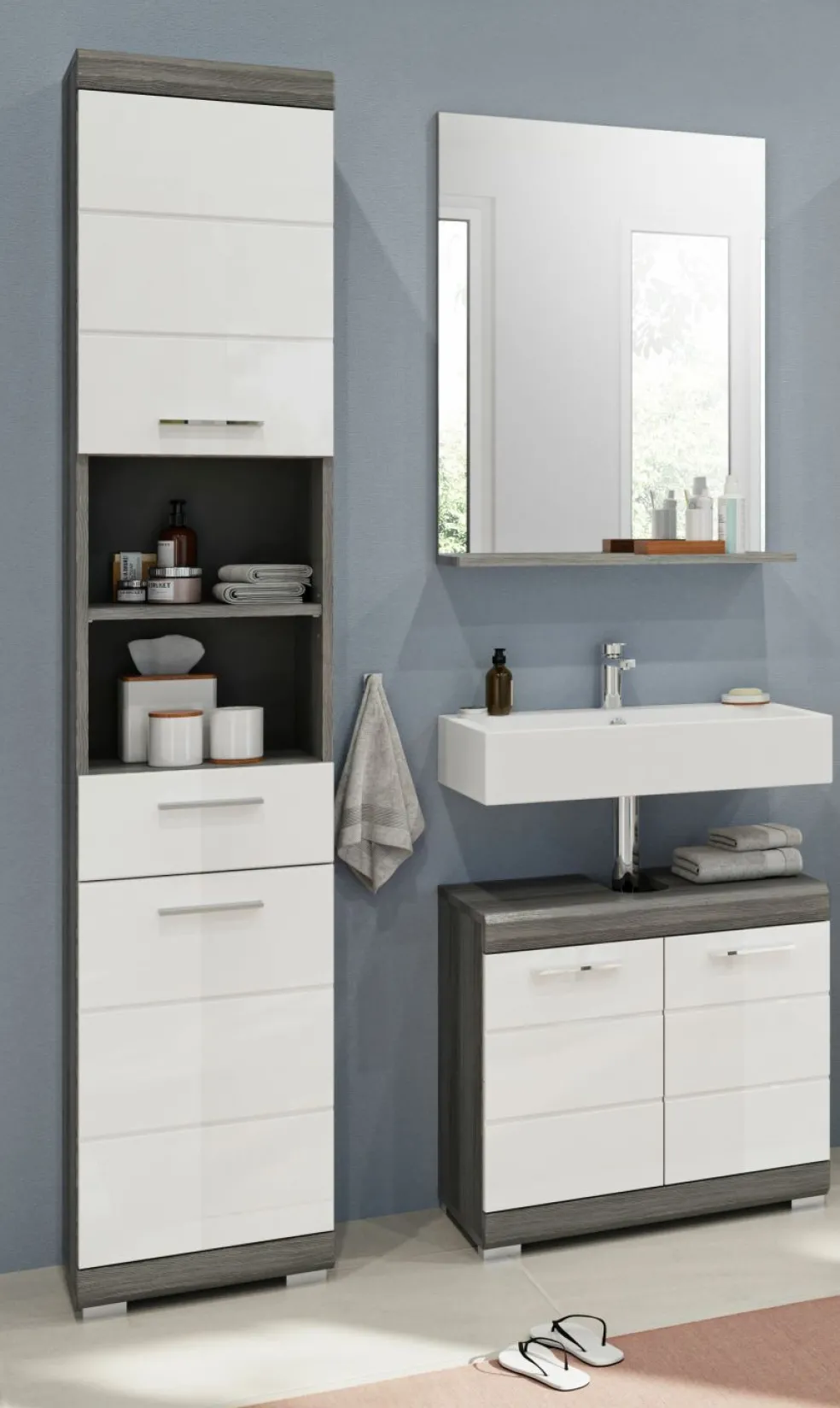 Salle de bains combinée 3 éléments SEWULA