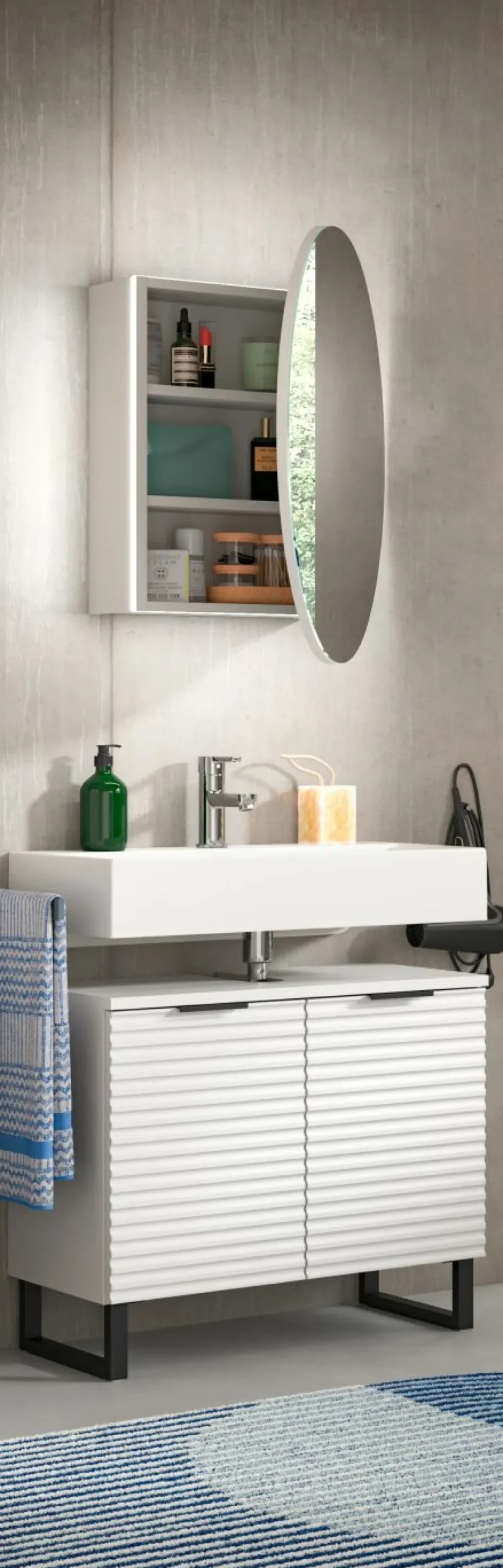 Salle de bains combinée 2 éléments HARO MAYA