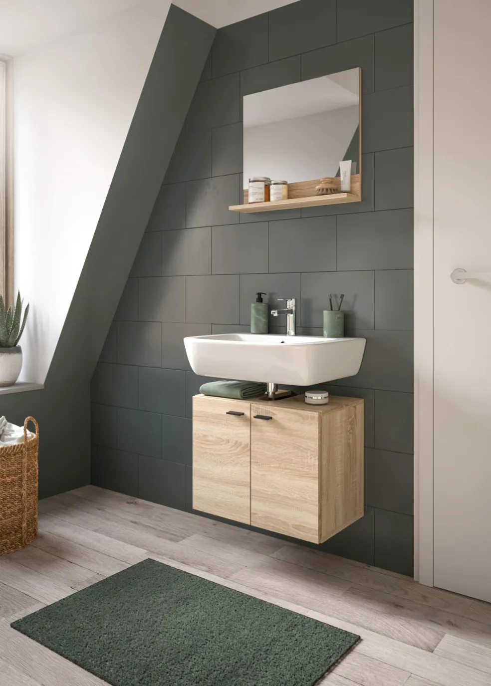 Salle de bains combinée 2 éléments SEBETA