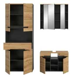 Salle de bains combinée 3 éléments GOBA