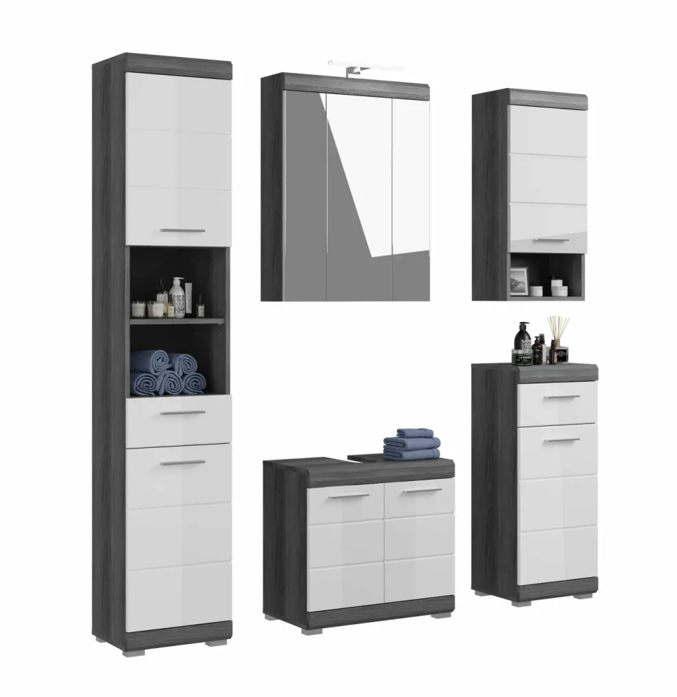 Salle de bains combinée 6 éléments SEWULA