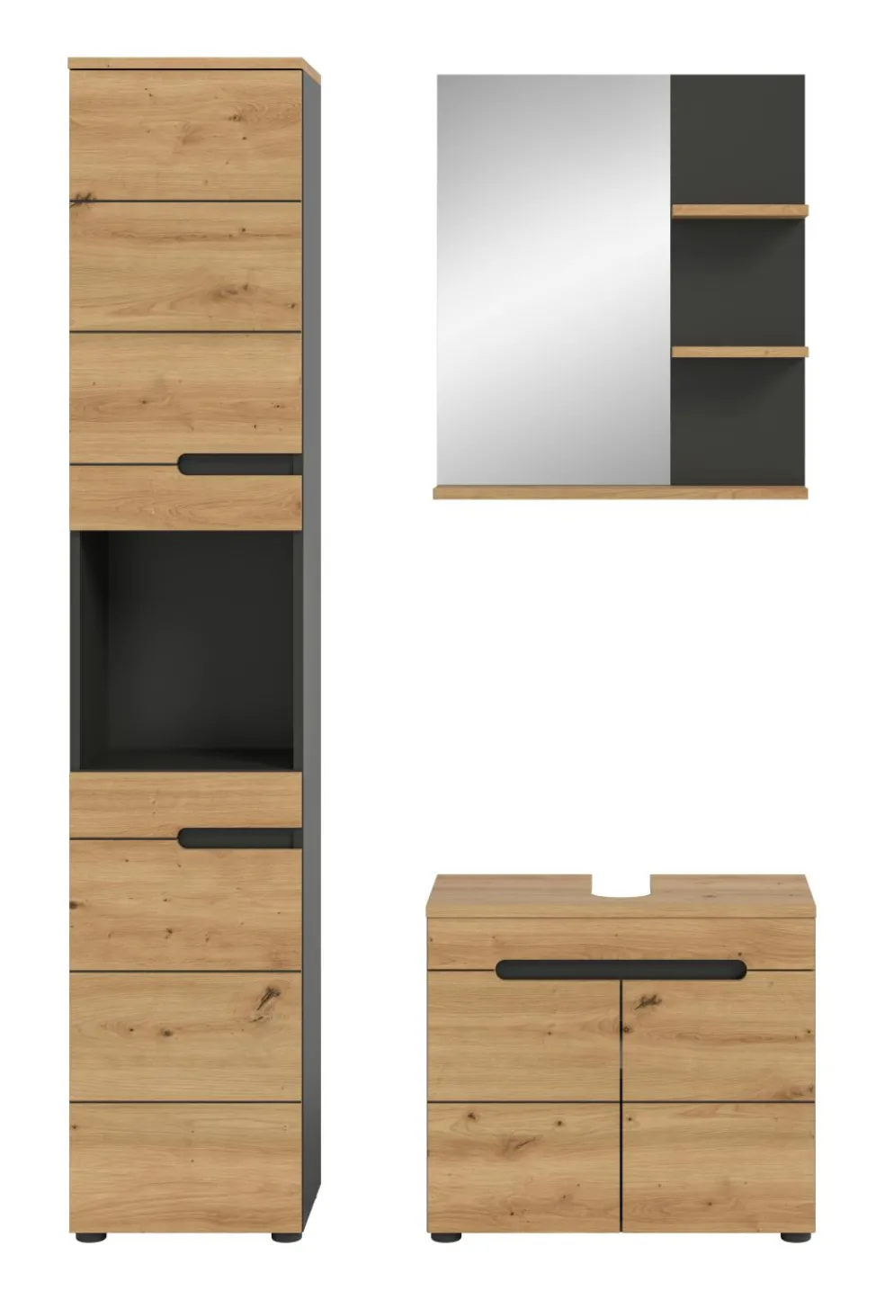 Salle de bains combinée 3 éléments GOBA