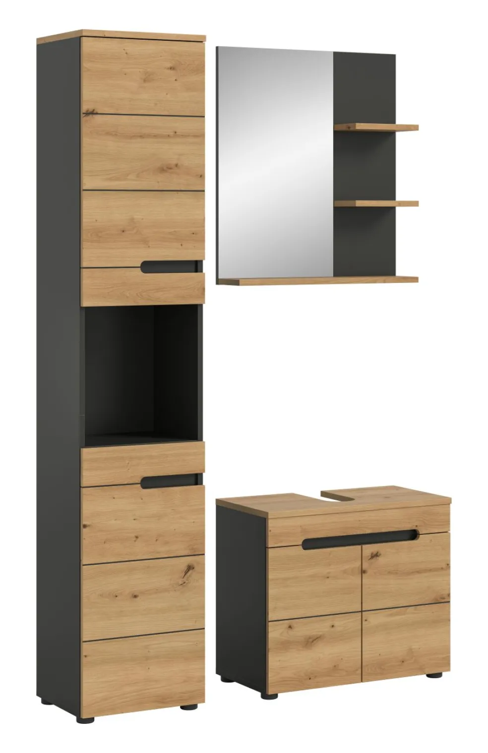 Salle de bains combinée 3 éléments GOBA