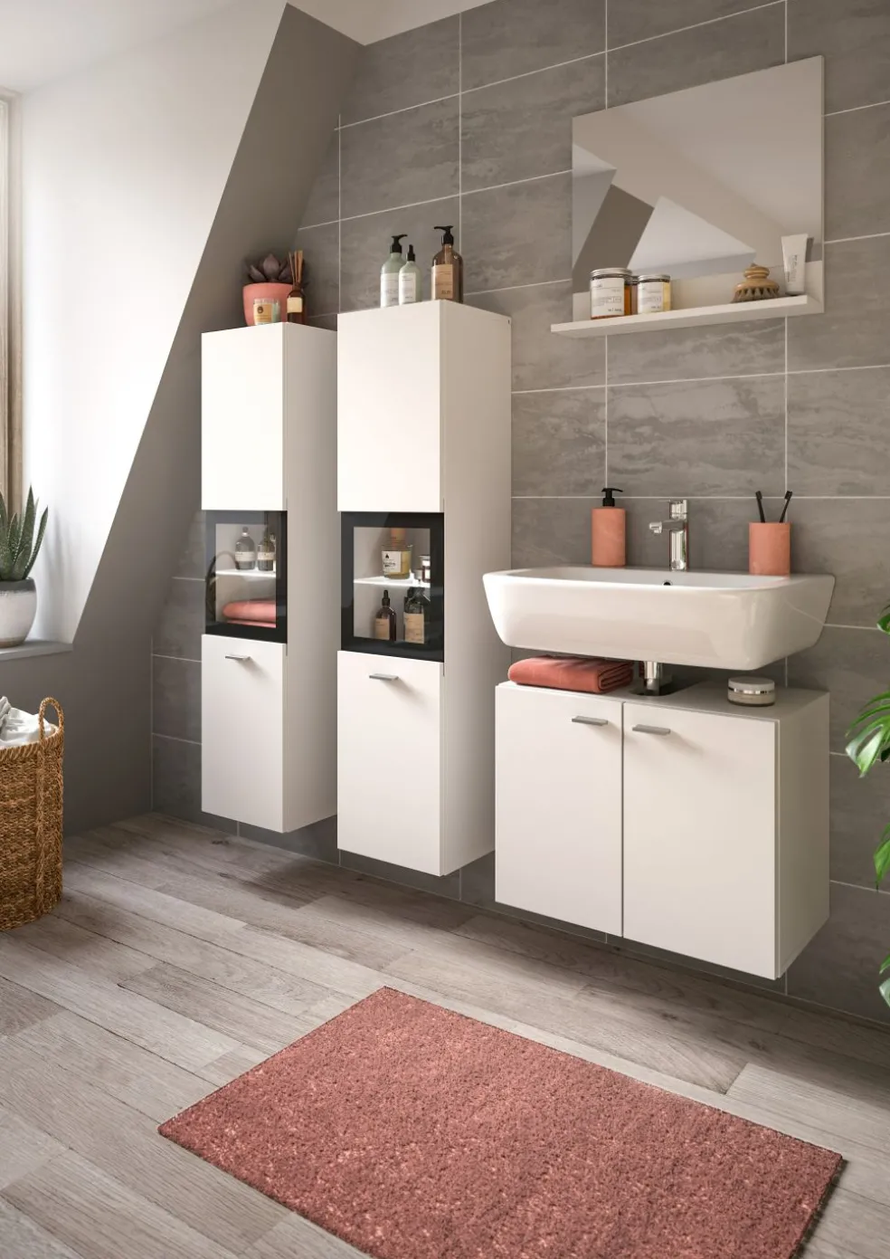 Salle de bains combinée 4 éléments SEBETA