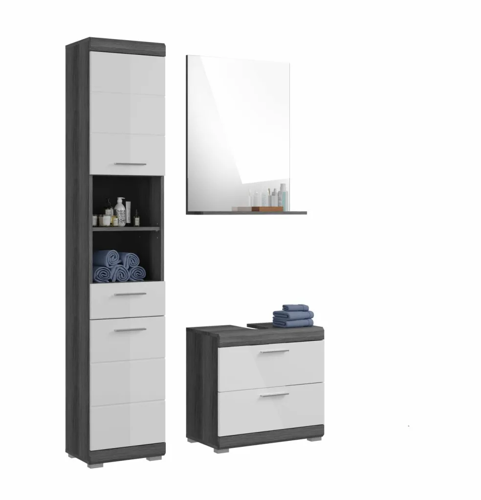 Salle de bains combinée 3 éléments SEWULA