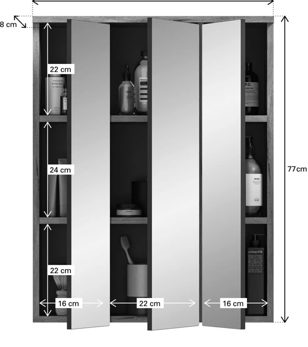 Salle de bains combinée 6 éléments AGARO