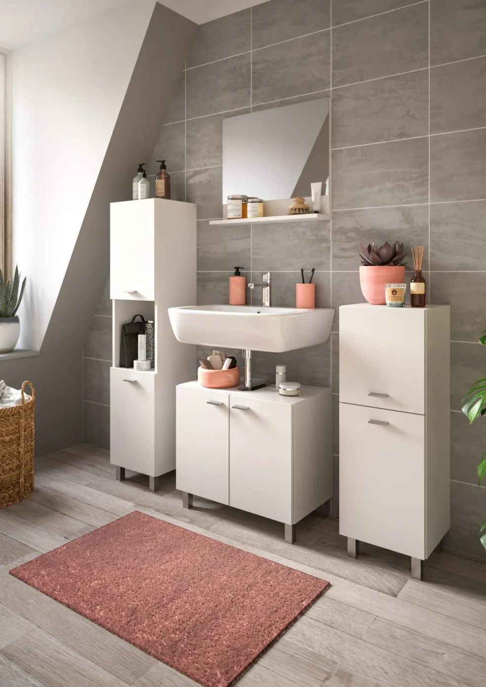 Salle de bains combinée 4 éléments SEBETA