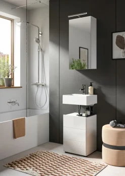 Salle de bains combinée 2 éléments AMBO