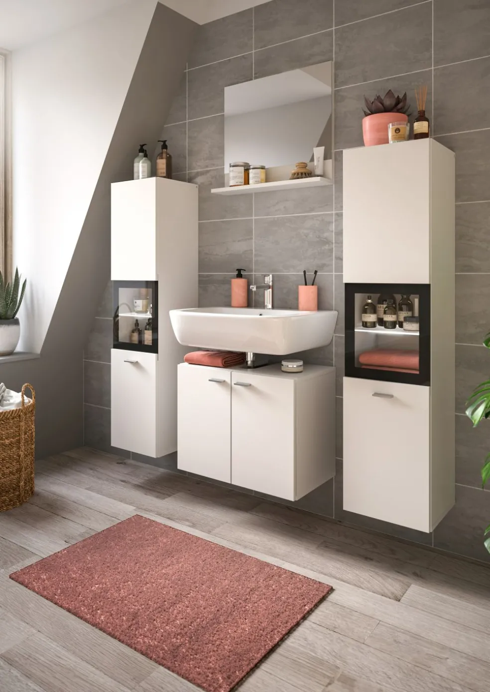 Salle de bains combinée 4 éléments SEBETA