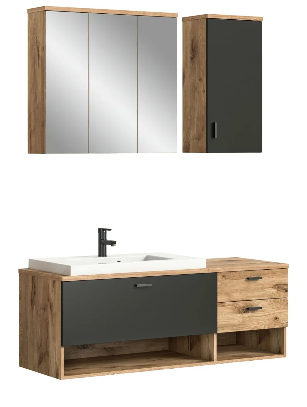 Salle de bains combinée 3 éléments METU