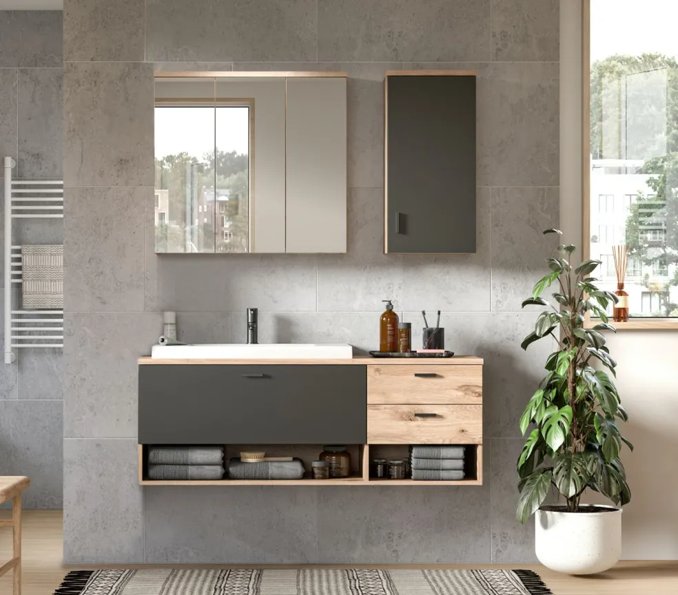 Salle de bains combinée 3 éléments METU