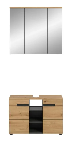 Salle de bains combinée 2 éléments GOBA