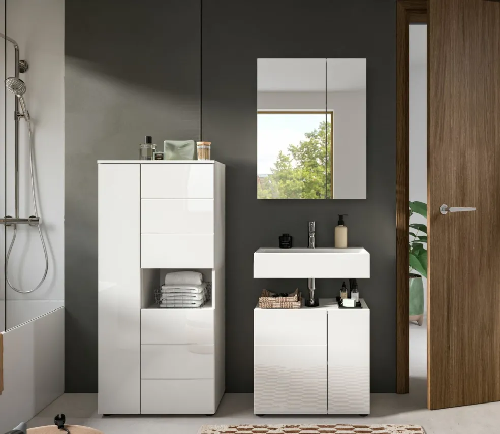 Salle de bains combinée 3 éléments AMBO