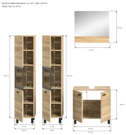 Salle de bains combinée 4 éléments SEBETA