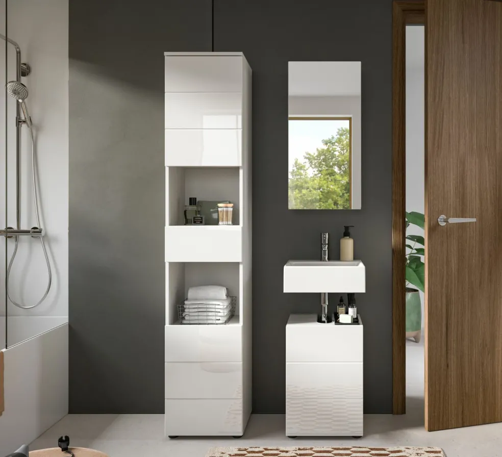 Salle de bains combinée 3 éléments AMBO