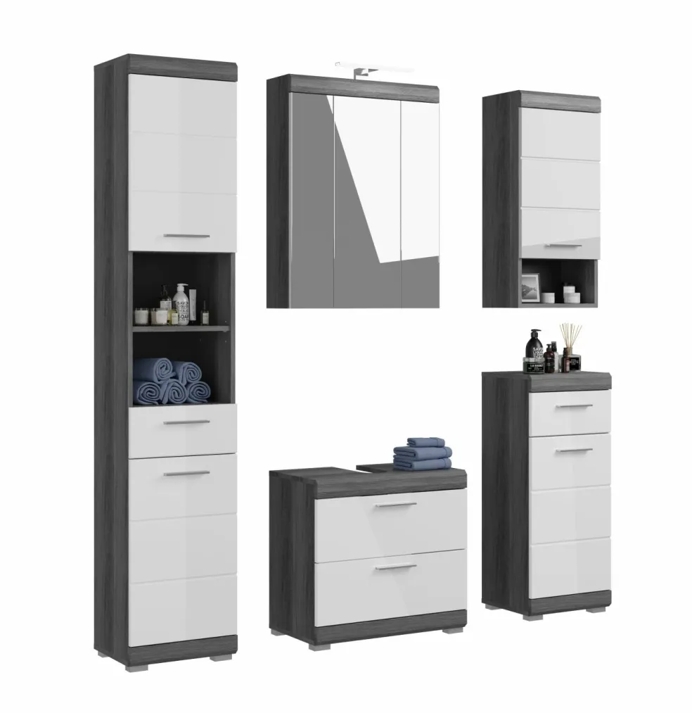 Salle de bains combinée 6 éléments SEWULA