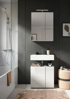 Salle de bains combinée 2 éléments AMBO