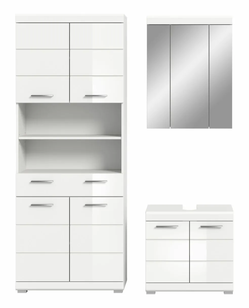 Salle de bains combinée 3 éléments SEWULA