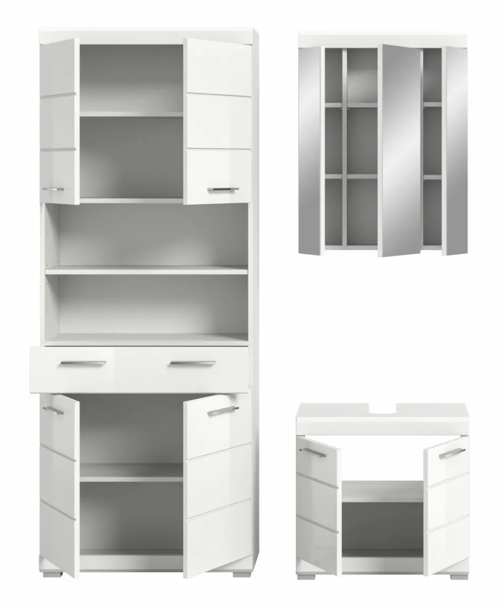 Salle de bains combinée 3 éléments SEWULA