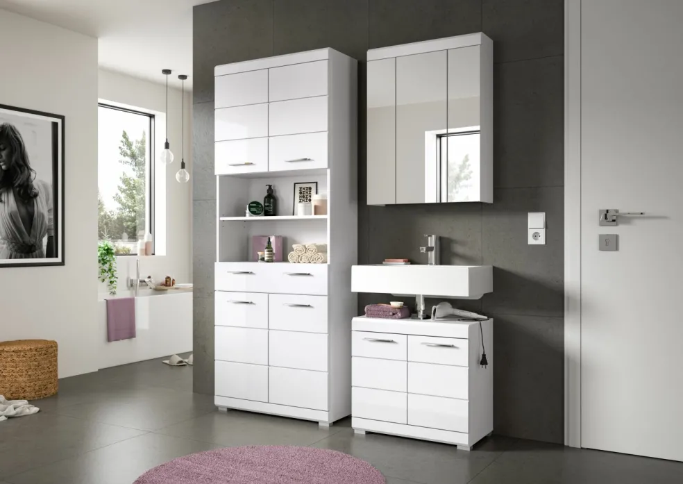 Salle de bains combinée 3 éléments SEWULA