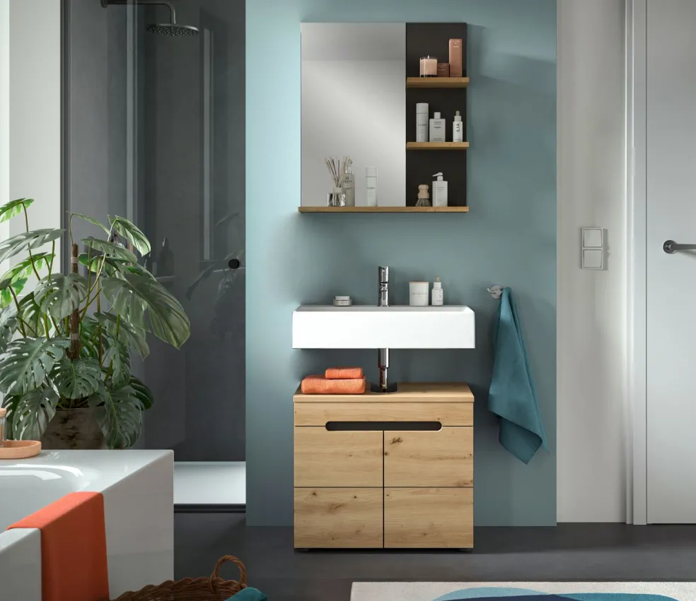 Salle de bains combinée 2 éléments GOBA