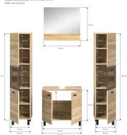 Salle de bains combinée 4 éléments SEBETA