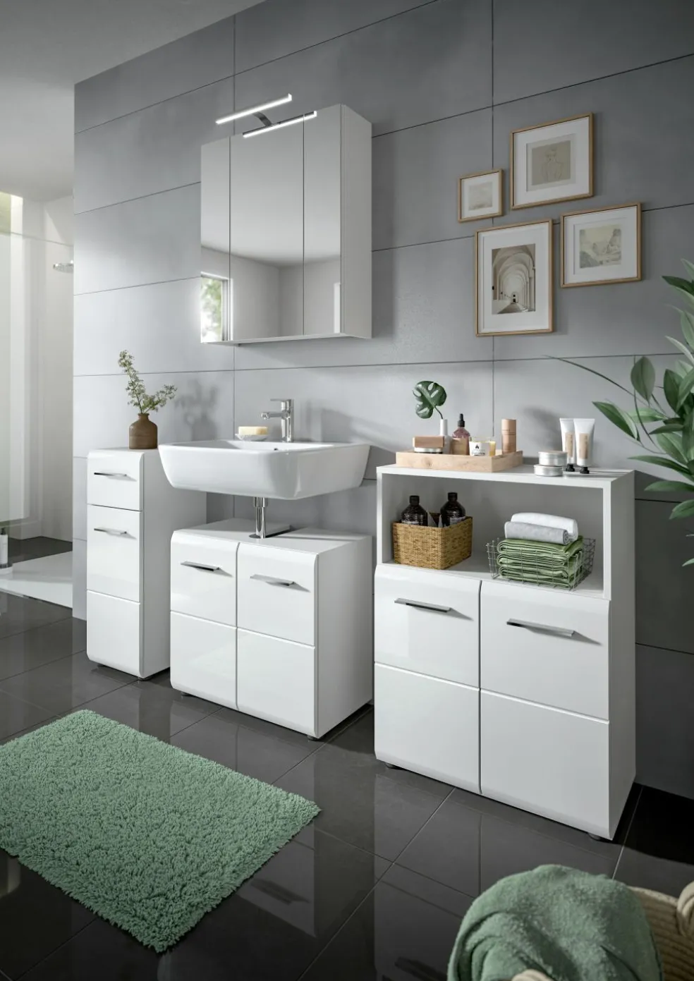 Salle de bains combinée 4 éléments BONGA