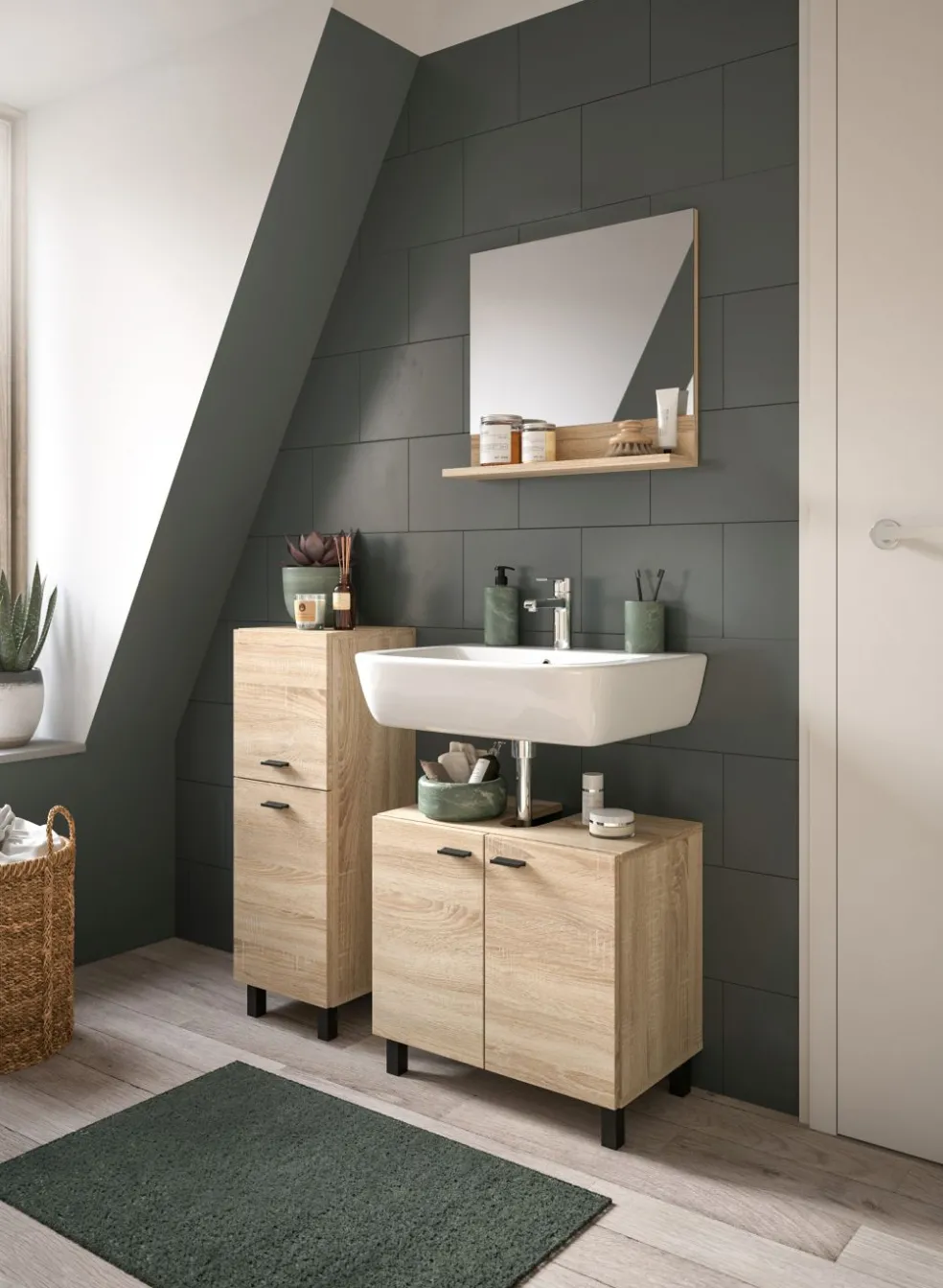 Salle de bains combinée 3 éléments SEBETA