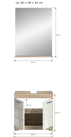 Salle de bains combinée GIMBI