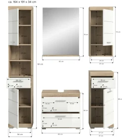 Salle de bains combinée GIMBI