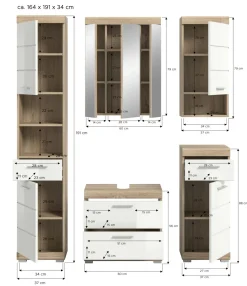 Salle de bains combinée GIMBI