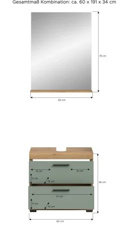 Salle de bains combinée SEWULA