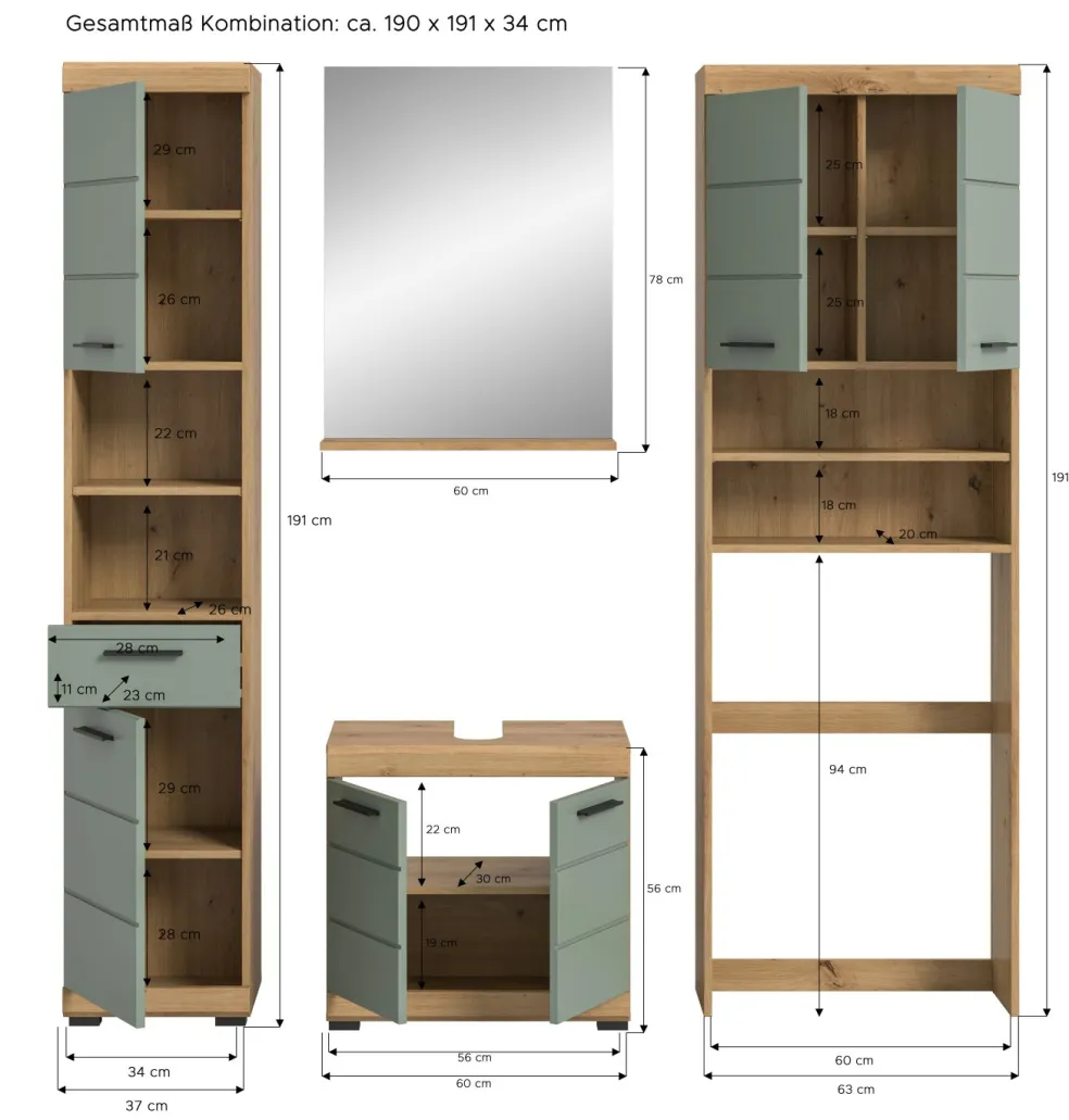 Salle de bains combinée SEWULA