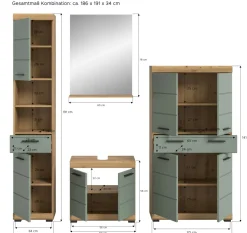 Salle de bains combinée SEWULA