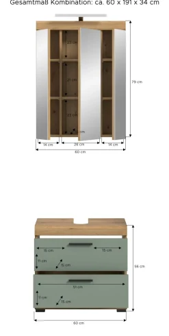 Salle de bains combinée SEWULA