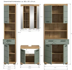 Salle de bains combinée SEWULA