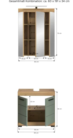Salle de bains combinée SEWULA