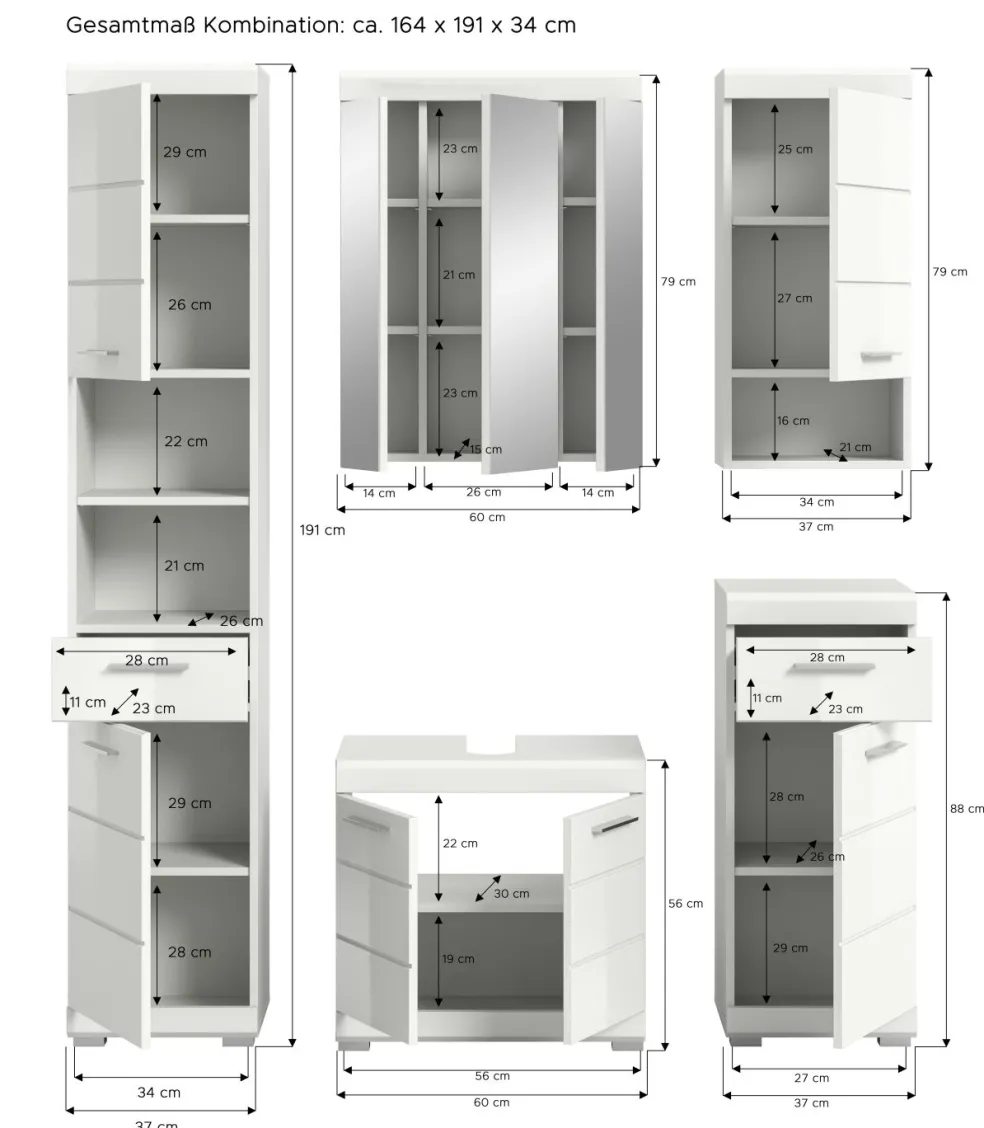 Salle de bains combinée SEWULA